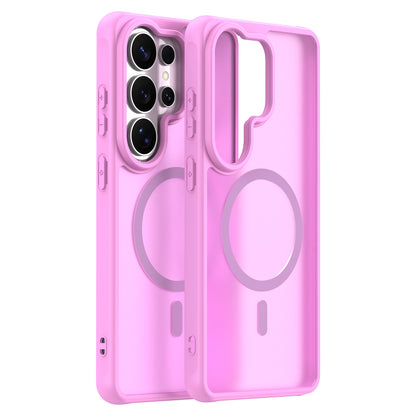 MagSafe Case for Samsung Galaxy S26 Ultra S948, Techsuit, HaloFrost II, Pink