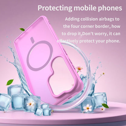 MagSafe Case for Samsung Galaxy S26 Ultra S948, Techsuit, HaloFrost II, Pink