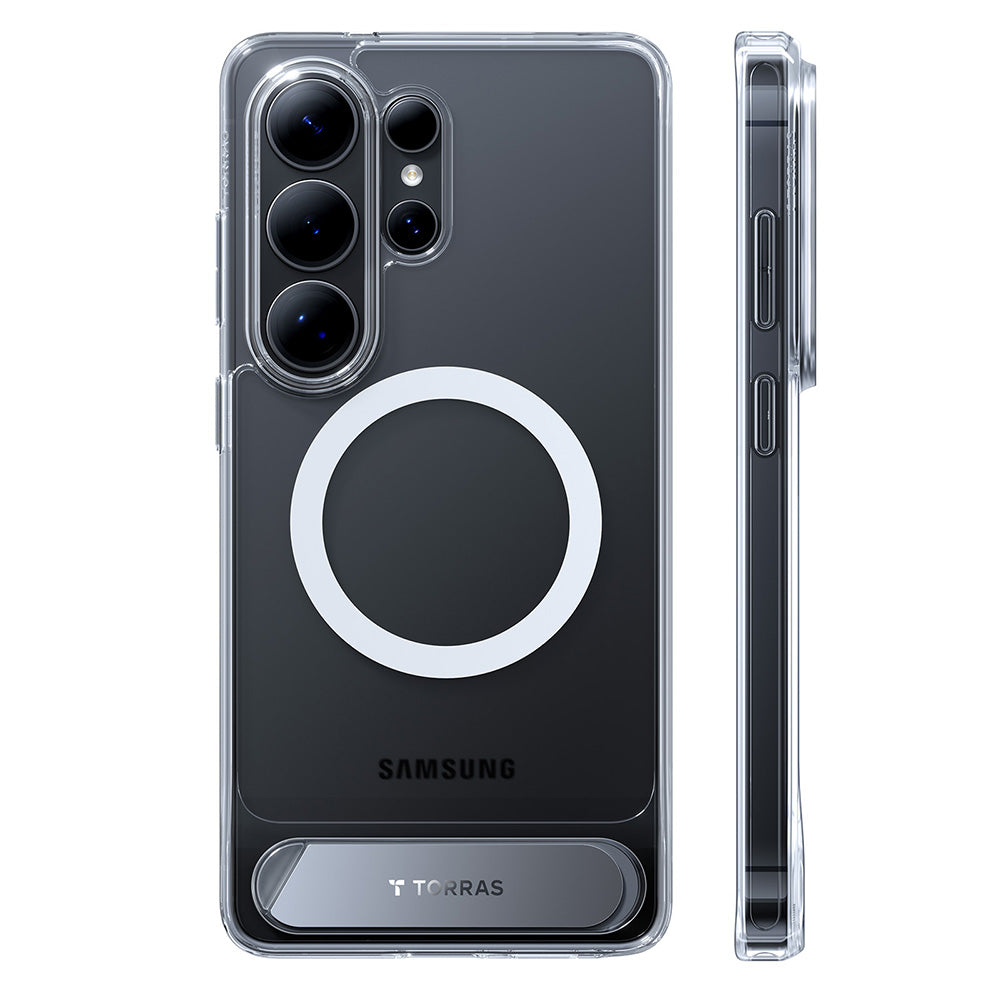 MagSafe Case for Samsung Galaxy S26 Ultra S948, Torras, Pstand, Transparent