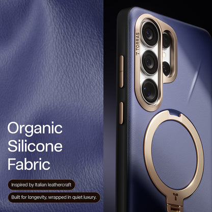 MagSafe Case for Samsung Galaxy S26 Ultra S948, Torras, QPRO Leather, Purple