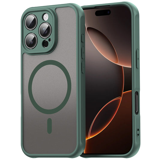 MagSafe Case for Samsung Galaxy XCover7 Pro, Techsuit, HaloFrost II, Green
