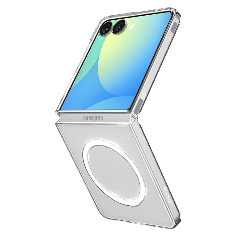 MagSafe Case for Samsung Galaxy Z Flip7 F766, Spigen, Air Skin, Transparent ACS09556