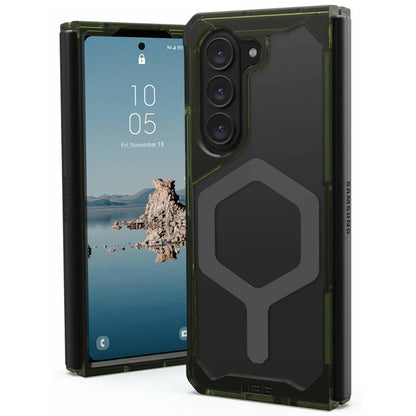 MagSafe Case for Samsung Galaxy Z Fold5 F946, Urban Armor Gear, Plyo Pro, Green Gray