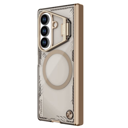 MagSafe Case for Samsung Galaxy Z Fold7 F966, Nillkin, Iceblade Prop with Camera Cutout, Brown
