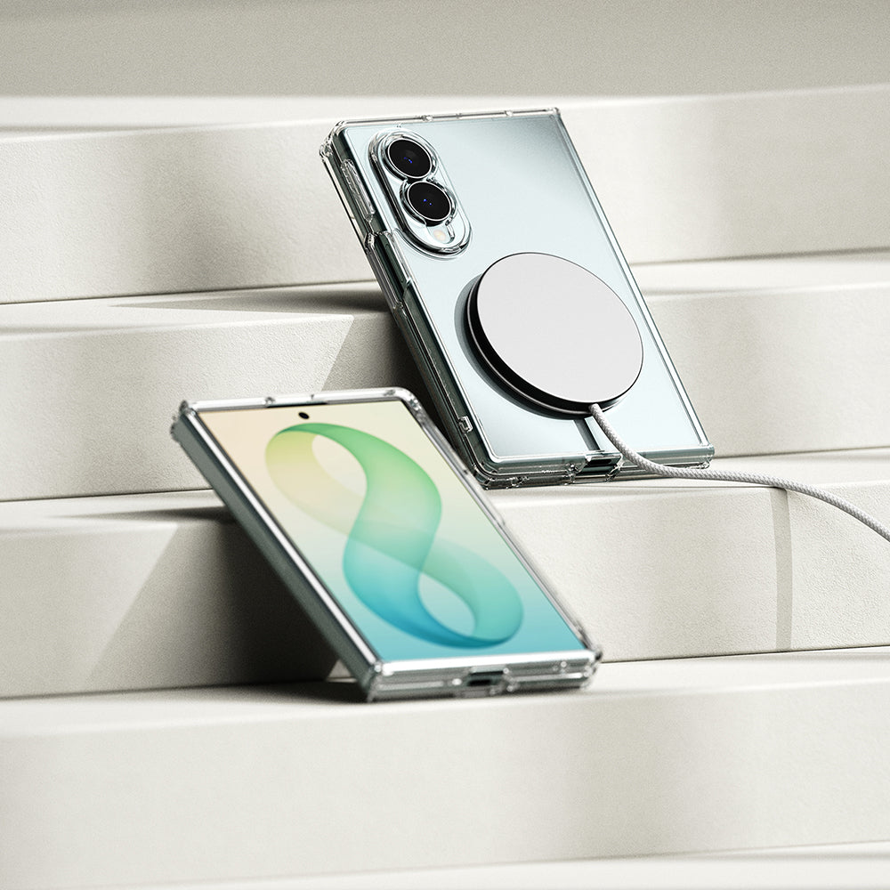 MagSafe Case for Samsung Galaxy Z Fold8 F971, Ringke, Fusion, Transparent