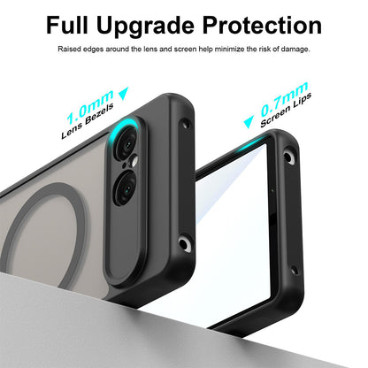 MagSafe Case for Sony Xperia 10 VIII, Techsuit, HaloFrost II, Black