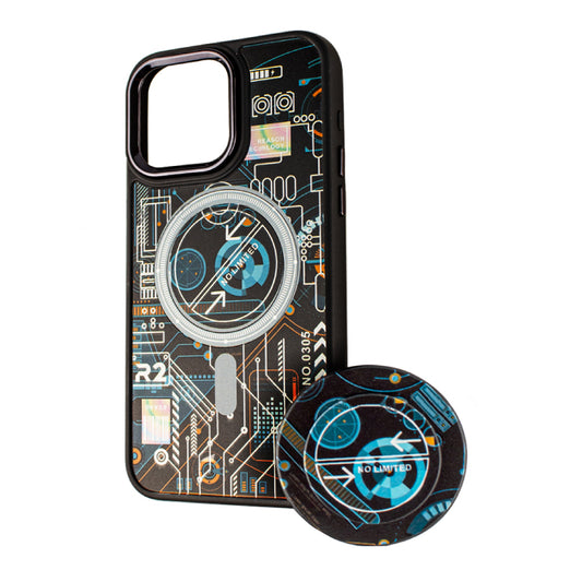 MagSafe Case for Xiaomi Redmi A2 / A1, BOTER, MagPopsocket Technology, Multicolor