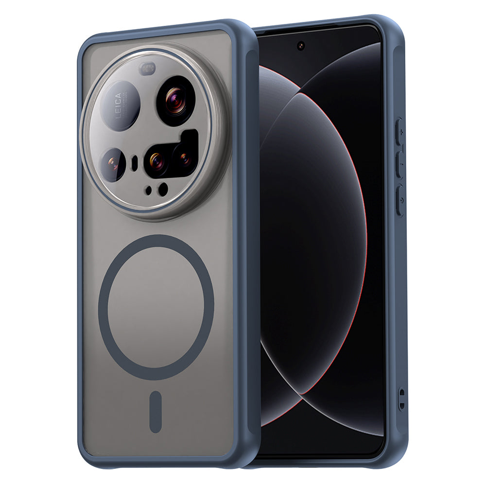 MagSafe Case for Xiaomi 15 Ultra, Techsuit, HaloFrost II, Navy Blue