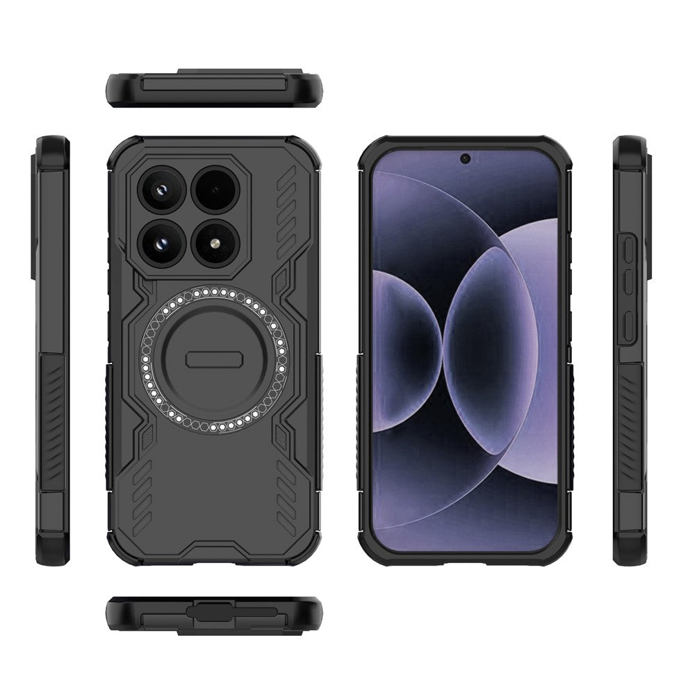 MagSafe Case for Xiaomi 17, Techsuit, ArmorMag, Black