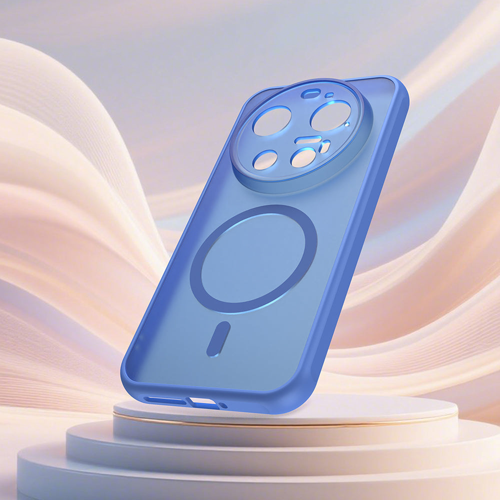 MagSafe Case for Xiaomi 17 Ultra, Techsuit, HaloFrost II, Blue