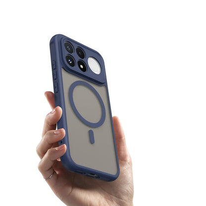 MagSafe Case for Xiaomi Poco F9 Pro, Techsuit, HaloFrost II, Navy Blue