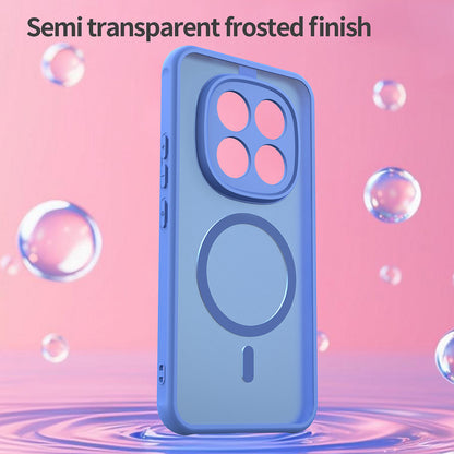 MagSafe Case for Xiaomi Poco M8 Pro / Redmi Note 15 Pro+ 5G, Techsuit, HaloFrost II, Blue