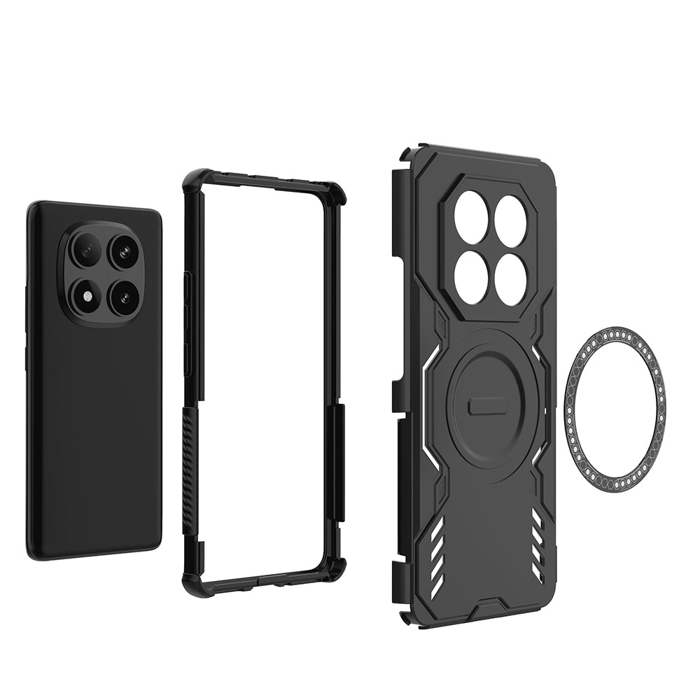 MagSafe Case for Xiaomi Poco X7 / Redmi Note 14 Pro 5G, Techsuit, ArmorMag, Blue