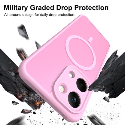 MagSafe Case for Xiaomi Poco X8 Pro Max, Techsuit, HaloFrost II, Pink