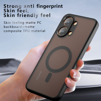 MagSafe Case for Xiaomi Poco X8 Pro Max, Techsuit, PureFrost, Satin Black