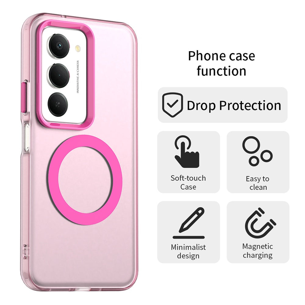 MagSafe Case for Xiaomi Redmi 15 5G / 15 4G, Techsuit, CandyCase, Pink