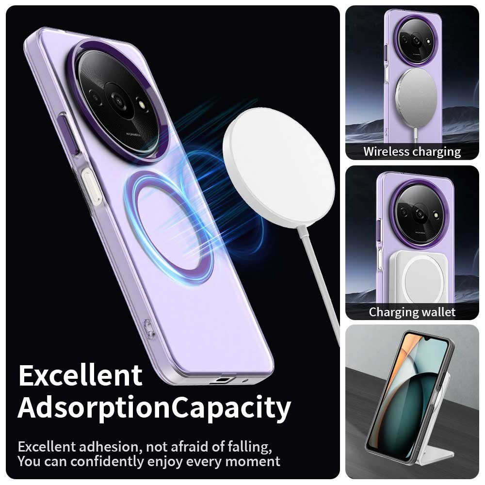 MagSafe Case for Xiaomi Redmi A3x / A3, Techsuit, CandyCase, Purple