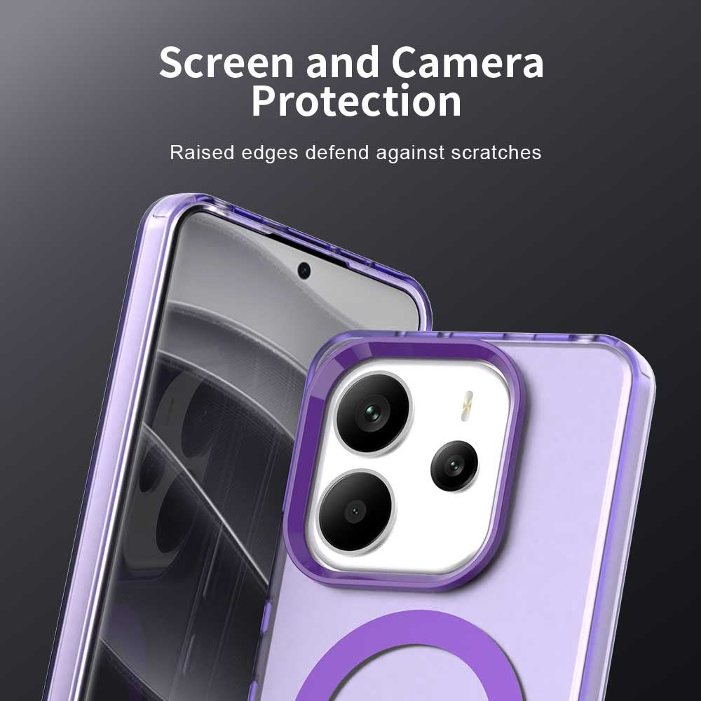 MagSafe Case for Xiaomi Redmi Note 14 4G (Regional), Techsuit, CandyCase, Purple