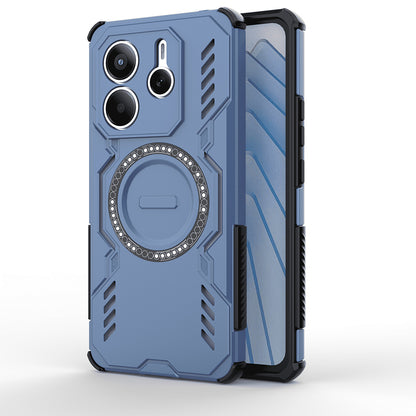 MagSafe Case for Xiaomi Redmi Note 14 5G, Techsuit, ArmorMag, Blue