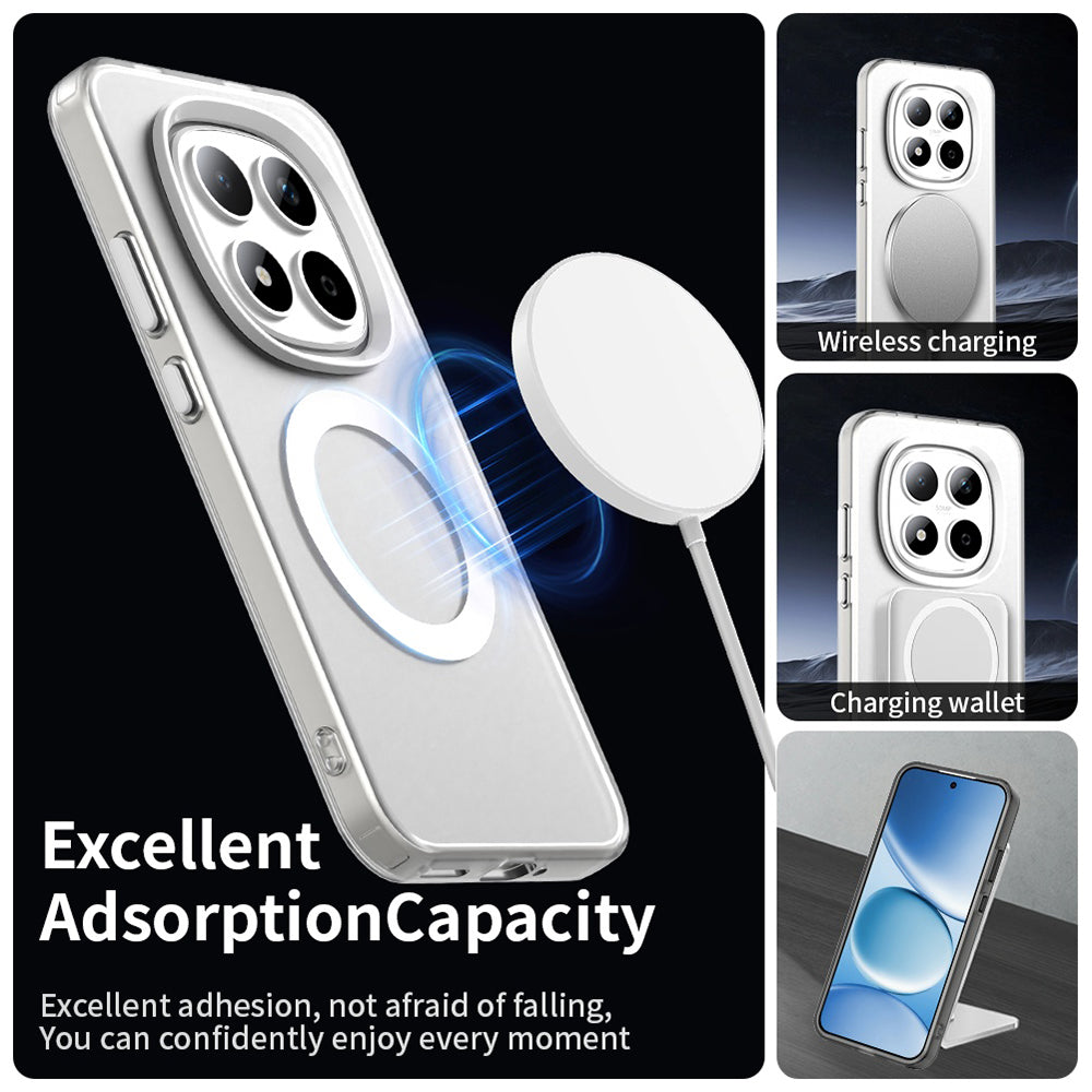 MagSafe Case for Xiaomi Redmi Note 15 Pro 5G, Techsuit, CandyCase, White