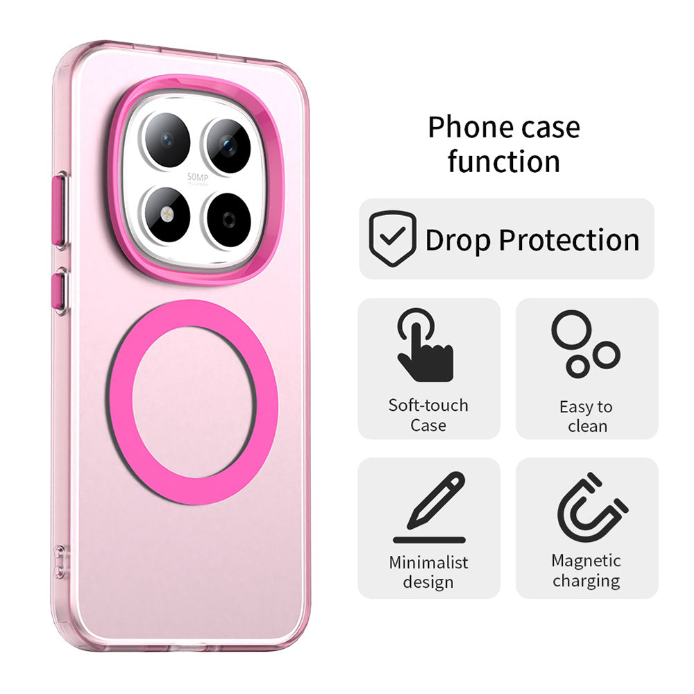 MagSafe Case for Xiaomi Redmi Note 15 Pro 5G, Techsuit, CandyCase, Pink