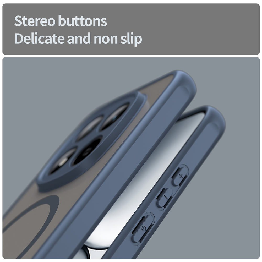 MagSafe Case for Xiaomi Redmi Note 15 Pro 5G, Techsuit, HaloFrost II, Navy Blue