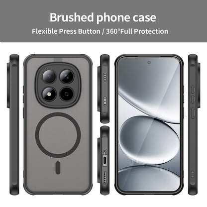 MagSafe Case for Xiaomi Redmi Note 15 Pro 5G, Techsuit, HaloFrost II, Black