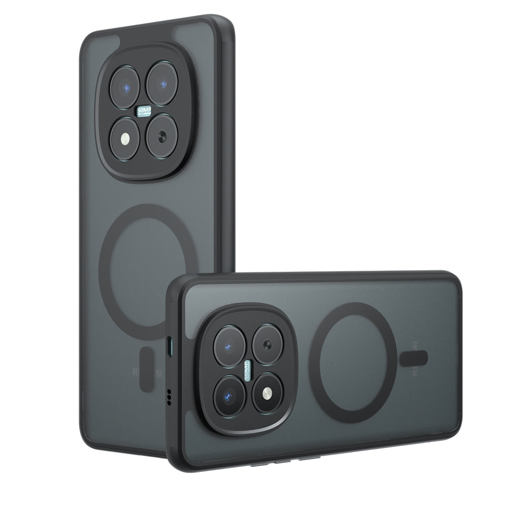 MagSafe Case for Xiaomi Redmi Note 15 Pro 5G, Techsuit, PureFrost, Satin Black