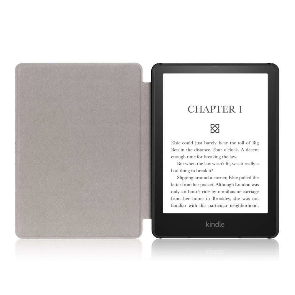 Case for Amazon Kindle Paperwhite 5inch, Techsuit, SmartCover, Black