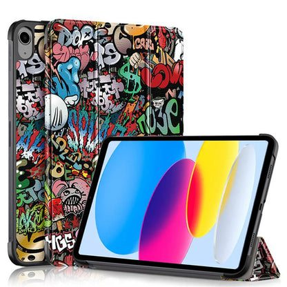 Case for Apple iPad (2025) / (2022), Techsuit, FoldPro Urban Vibe, Multicolor