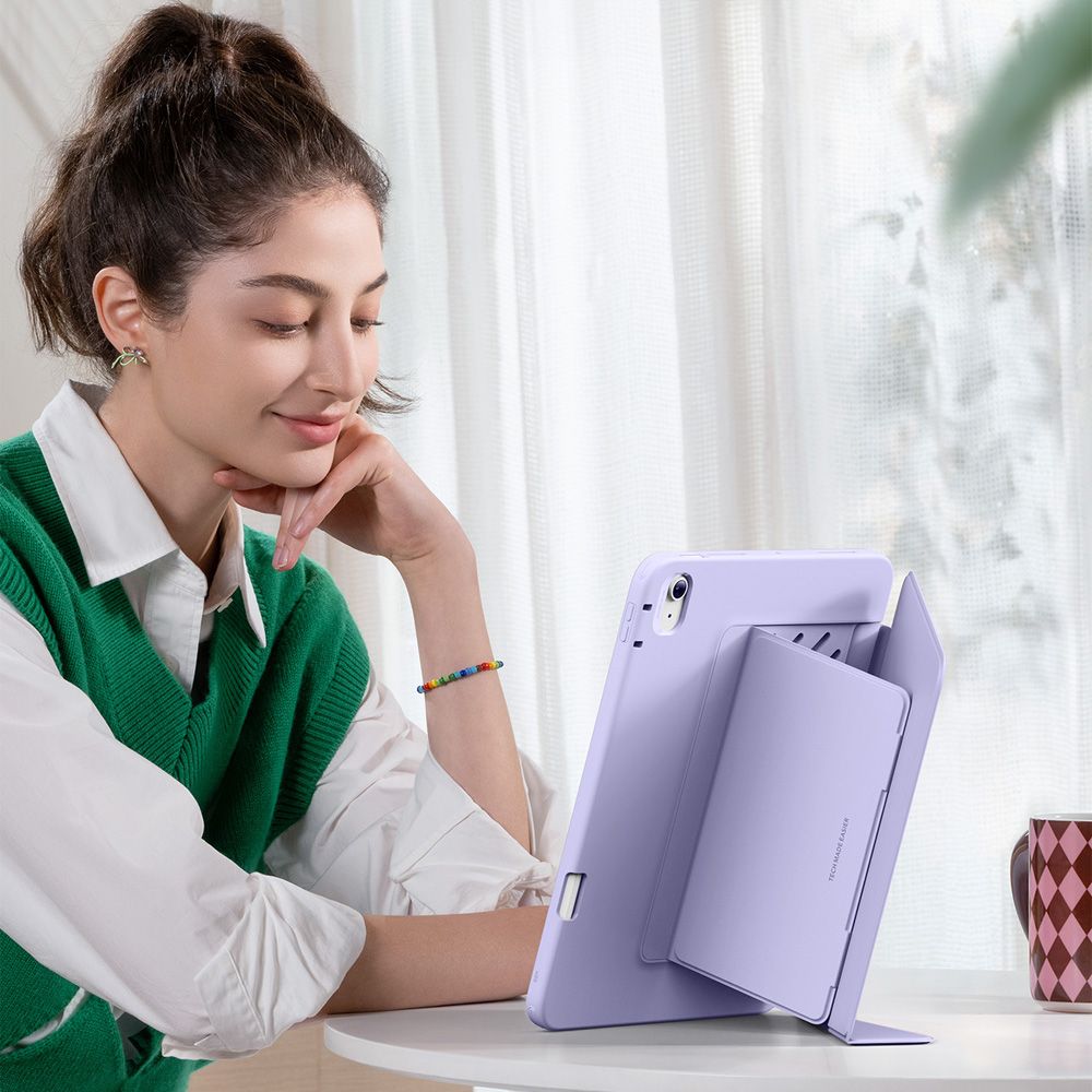 Case for Apple iPad Air 11 (2026) / iPad Air 11 (2025) / Air 11 (2024) / Air (2022) / Air (2020), ESR, Flip Hybrid, Purple