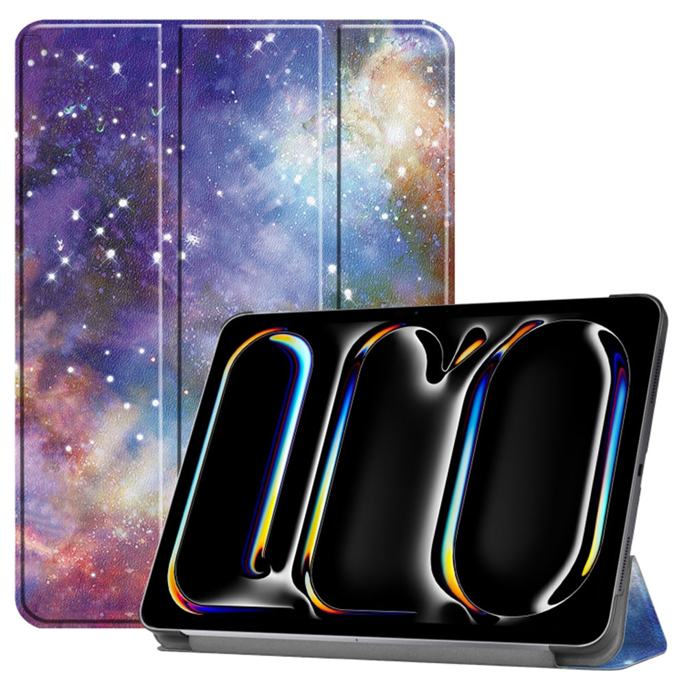 Case for Apple iPad Pro 11 (2024), Techsuit, FoldPro Galaxy, Multicolor