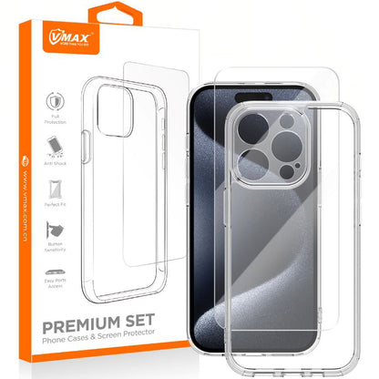 Case for Apple iPhone 16 Pro Max, Vmax, Premium, Transparent