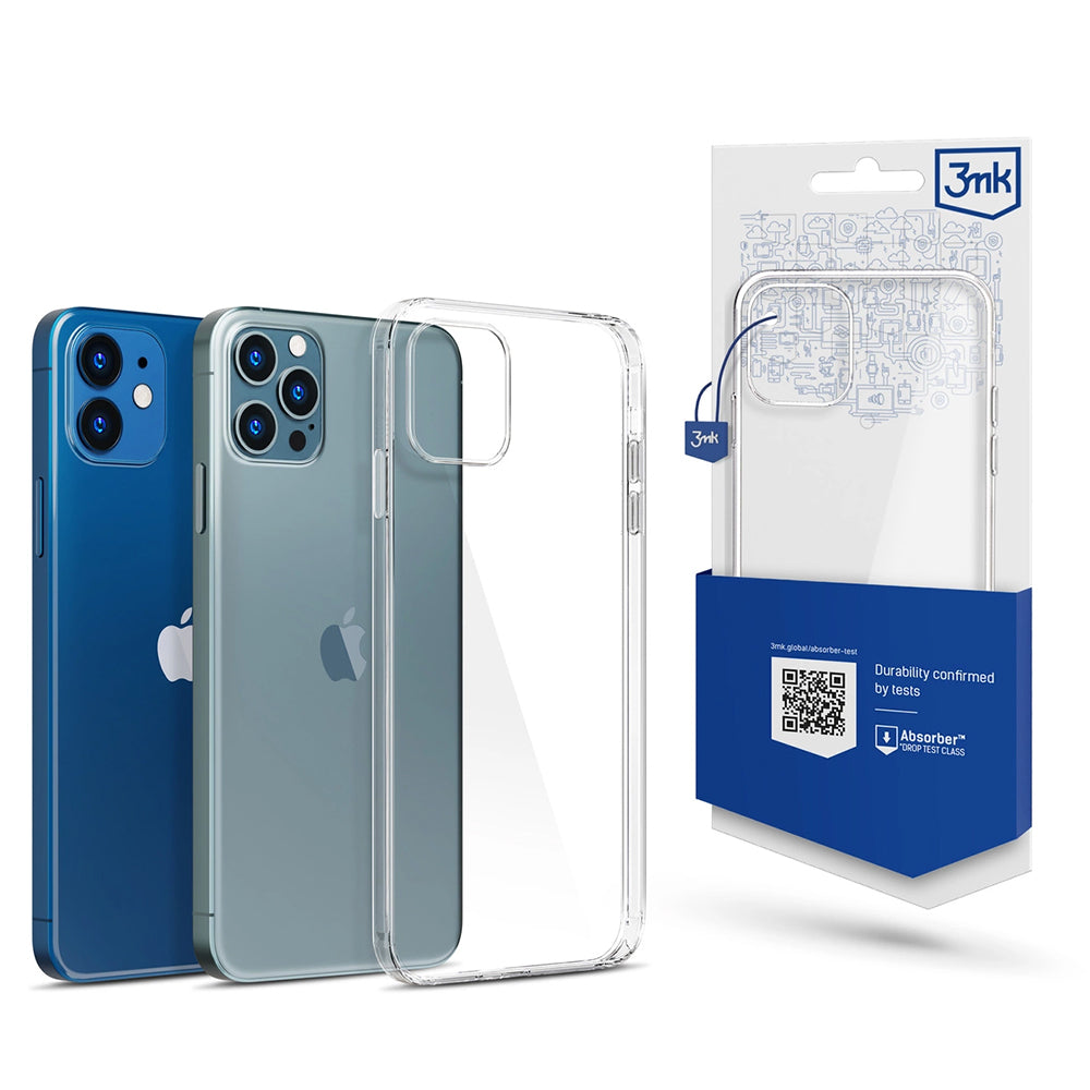 Case for Apple iPhone 12 / 12 Pro, 3MK, Transparent