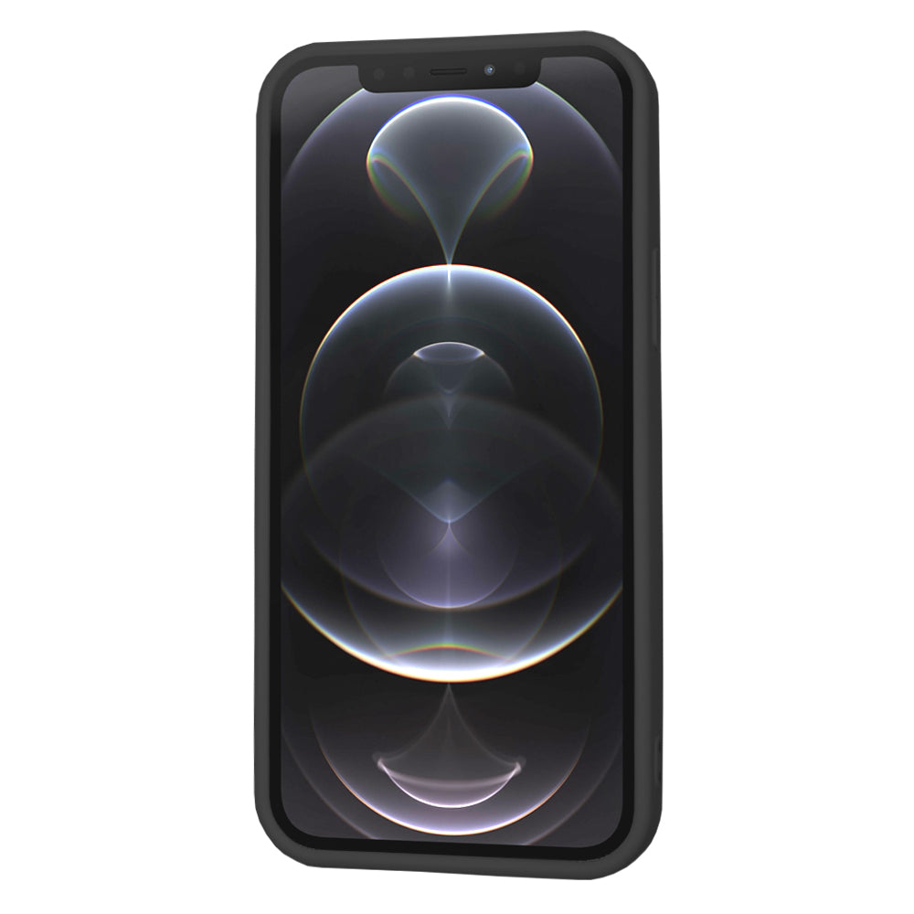 Case for Apple iPhone 12 Pro, Techsuit, SoftFlex, Black