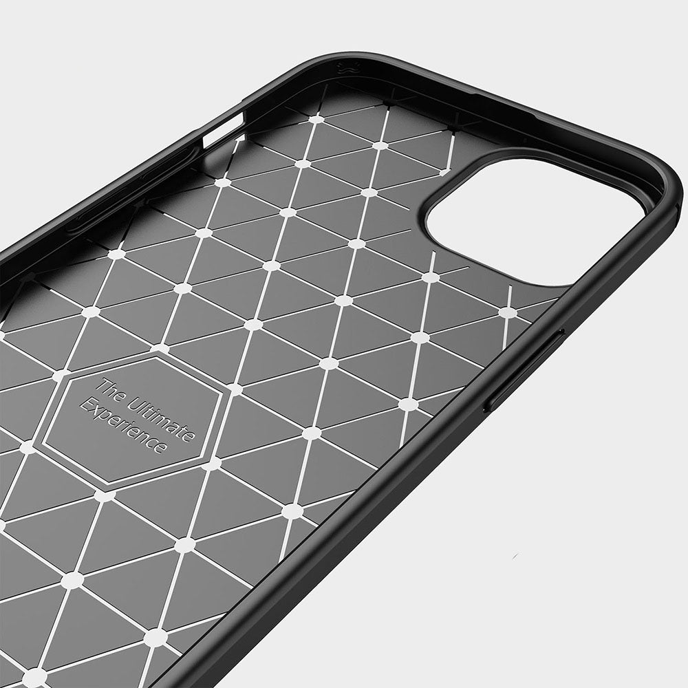Case for Apple iPhone 13 Pro, Techsuit, Carbon, Black