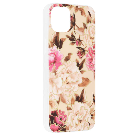 Case for Apple iPhone 14 Plus, Techsuit, Marble, Beige