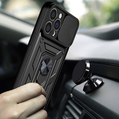 Case for Apple iPhone 15 Plus, Techsuit, CamShield, Black
