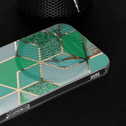 Case for Apple iPhone 15 Plus, Techsuit, Marble, Green