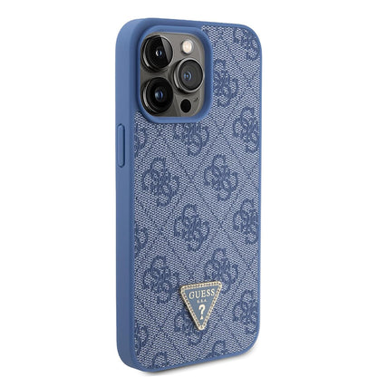 Case for Apple iPhone 15 Pro, Guess, Crossbody 4G Metal Logo, Blue