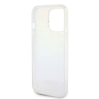 Case for Apple iPhone 15 Pro Max, Guess, IML Faceted Mirror Disco Iridescent, Multicolor