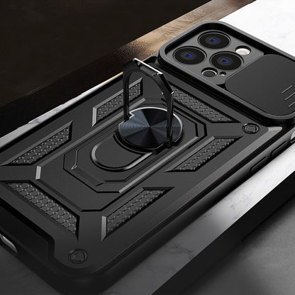Case for Apple iPhone 15 Pro, Techsuit, CamShield, Black