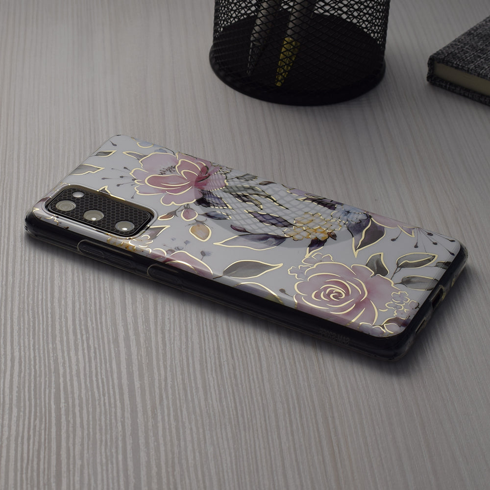 Case for Apple iPhone 15 Pro, Techsuit, Marble, White