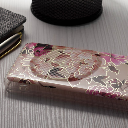 Case for Apple iPhone 15 Pro, Techsuit, Marble, Beige