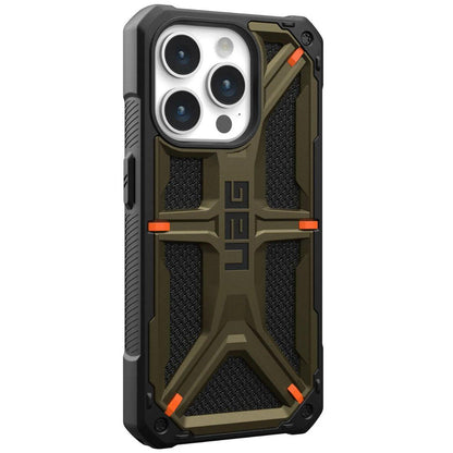 Case for Apple iPhone 15 Pro, Urban Armor Gear, Monarch Kevlar, Green