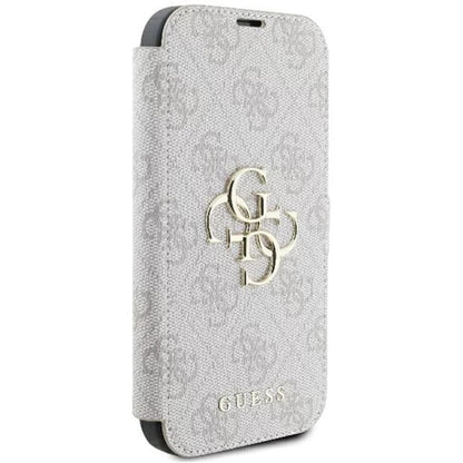 Case for Apple iPhone 16 Plus, Guess, 4G Book, Pink