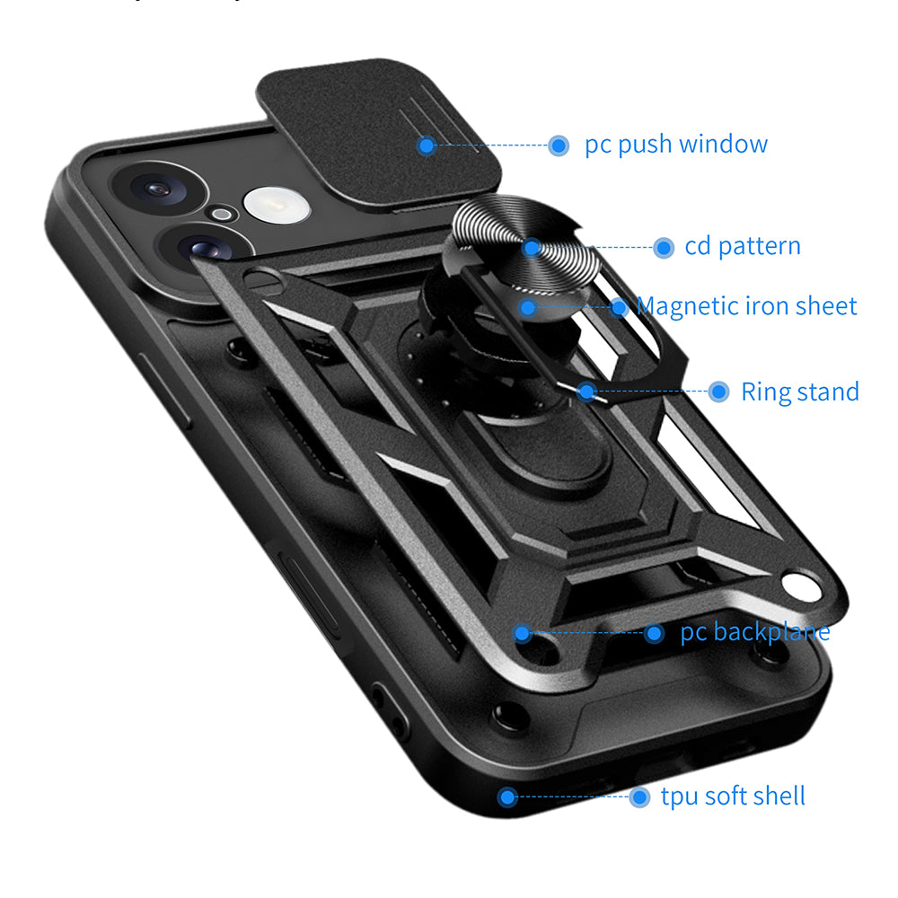 Case for Apple iPhone 16 Plus, Techsuit, CamShield, Green