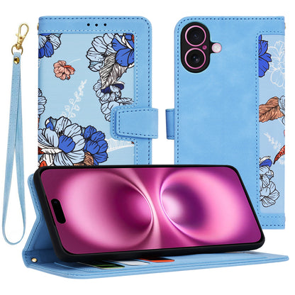 Case for Apple iPhone 16 Plus, Techsuit, FlipCraft, Blue