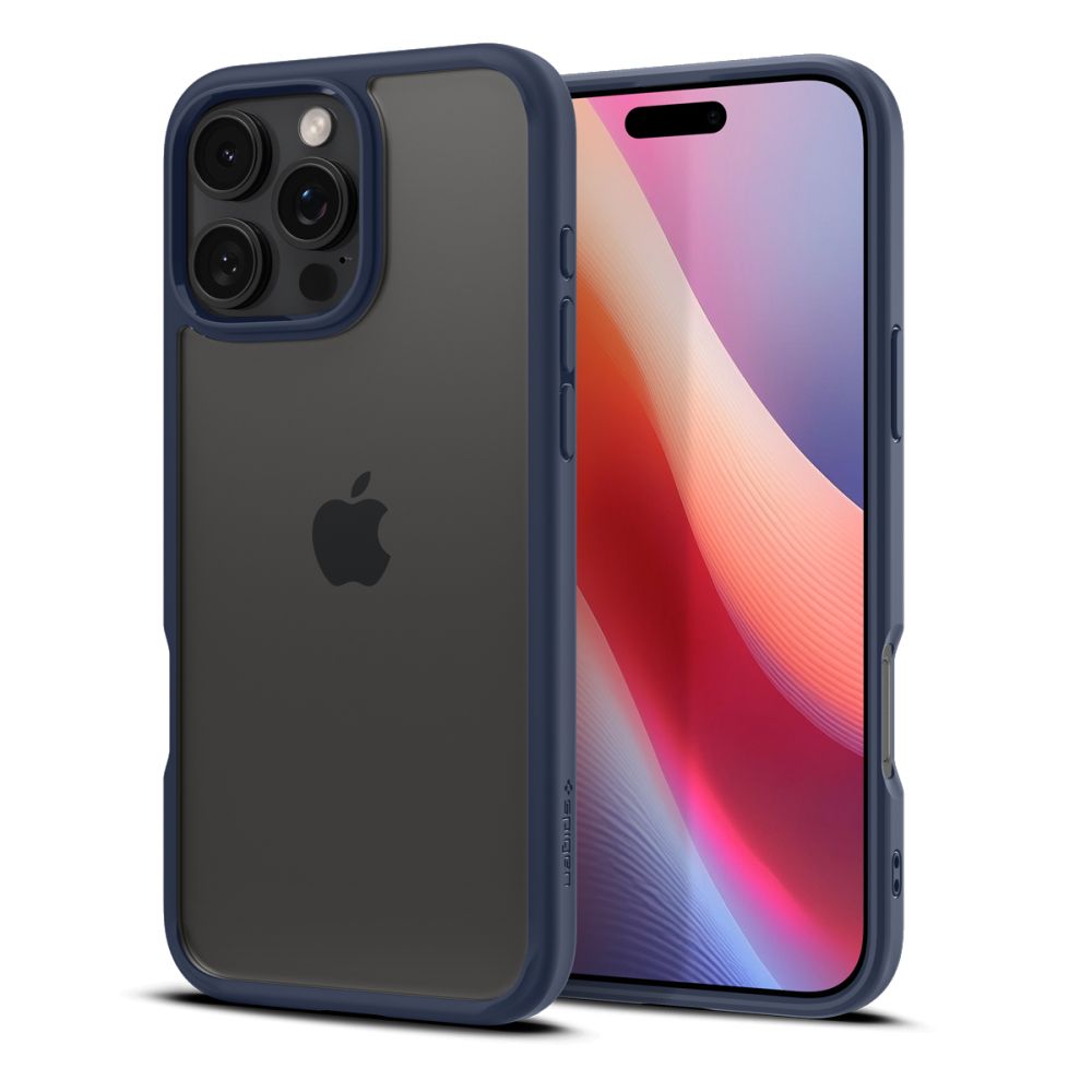 Case for Apple iPhone 16 Pro, Spigen, Ultra Hybrid, Navy ACS08126