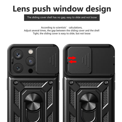 Case for Apple iPhone 16 Pro, Techsuit, CamShield, Black